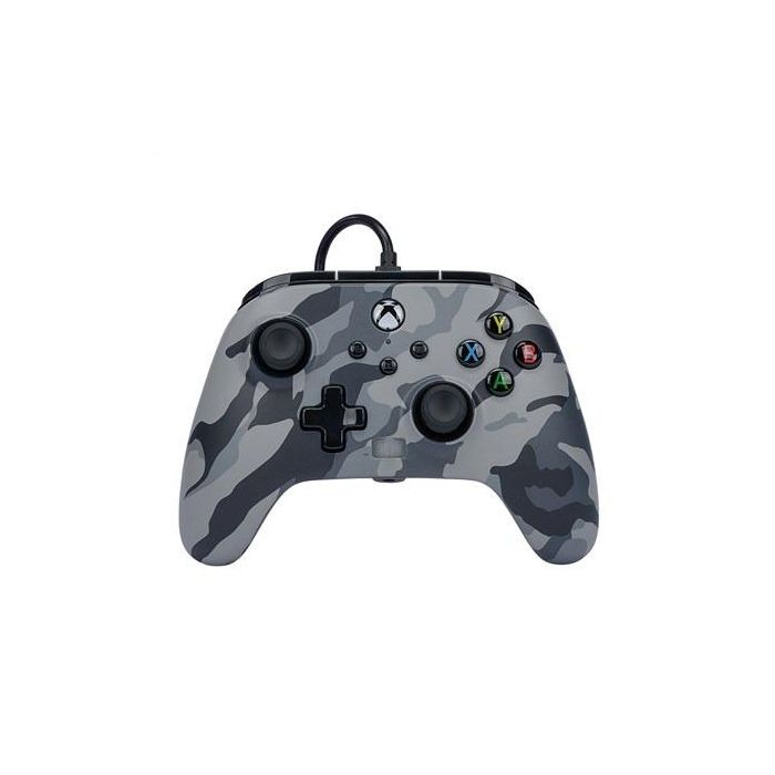 Power A 1525943-01 Mando con Cable para Xbox Series X|S, Arctic Camo. Compatible con Xbox One y Windows 10/11.