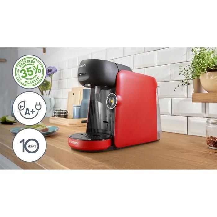 Cafetera multibebidas BOSCH TASSIMO TAS163E T16 Finesse 1400 W 0,7 l Color rojo 1