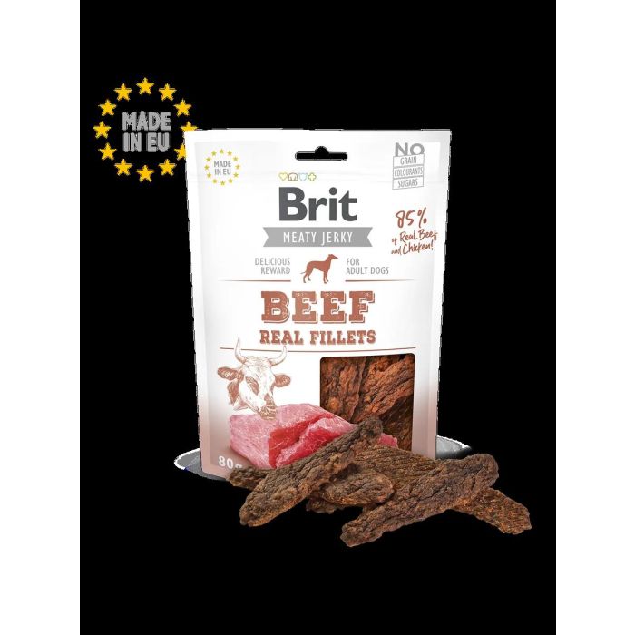 Brit Jerky Snack Filetes De Pollo 80 gr