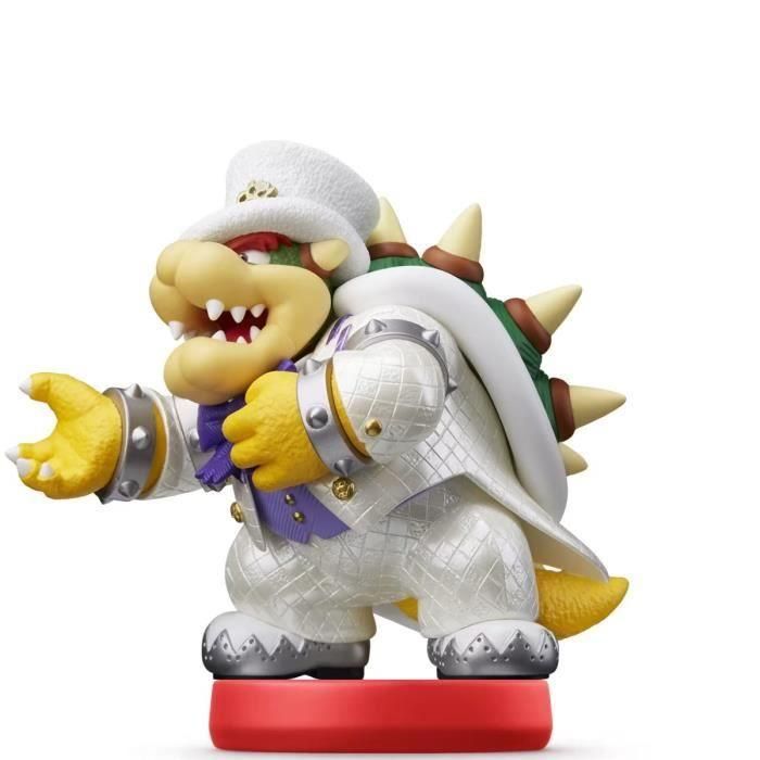 Estatuilla Colección amiibo Super Mario Odyssey - Bowser en traje de novia 1