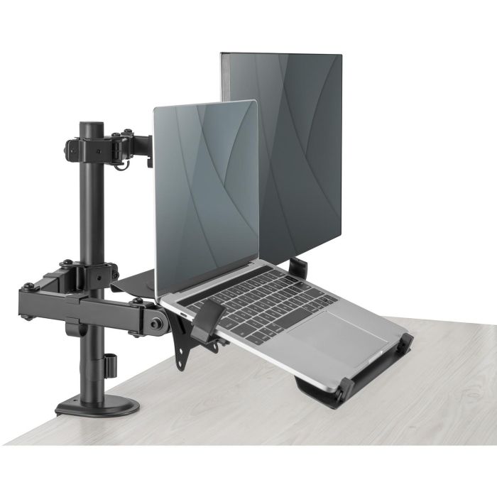 Monitorhalter mit Notebookhalterung (17-32") / Notebook-Halter 9KG schwarz DA-90436 8