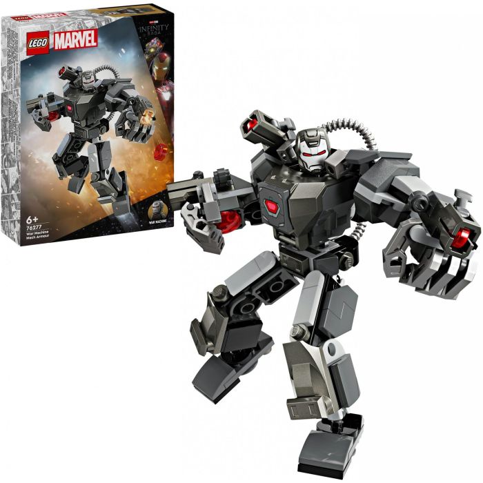LEGO 76277 Máquina de Guerra Marvel Armadura Robótica, Robot de Construcción de Superhéroes Articulado con Minifigura y 3 Cañones 13 LEGO 76277 Máquina de Guerra Marvel Armadura Robótica, Robot de Construcción de Superhéroes Articulado con Minifigura y 3 Cañones 13