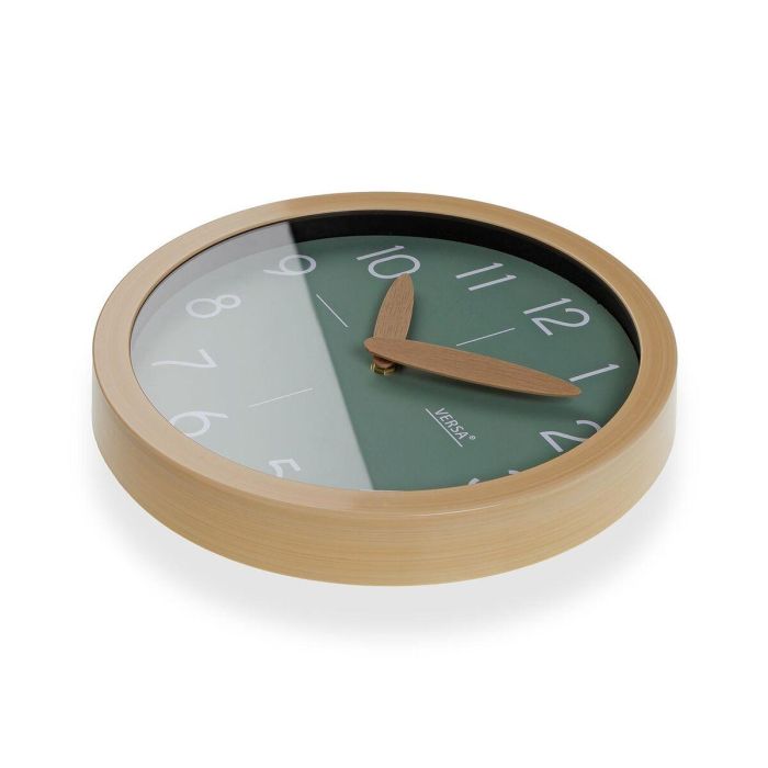 Reloj de Pared Versa Verde Plástico Minimalista 4,1 x 30 x 30 cm 3 Reloj de Pared Versa Verde Plástico Minimalista 4,1 x 30 x 30 cm 3