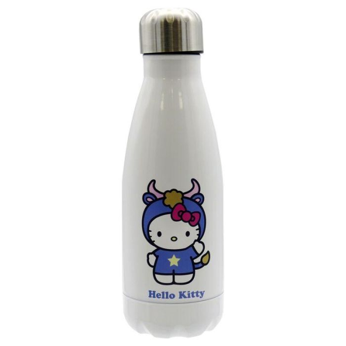 Hello Kitty Botella Térmica de Acero Inoxidable Tauro 550ml - Conserva Frío 24h/Calor 12h, Antióxido, Tapón Hermético
