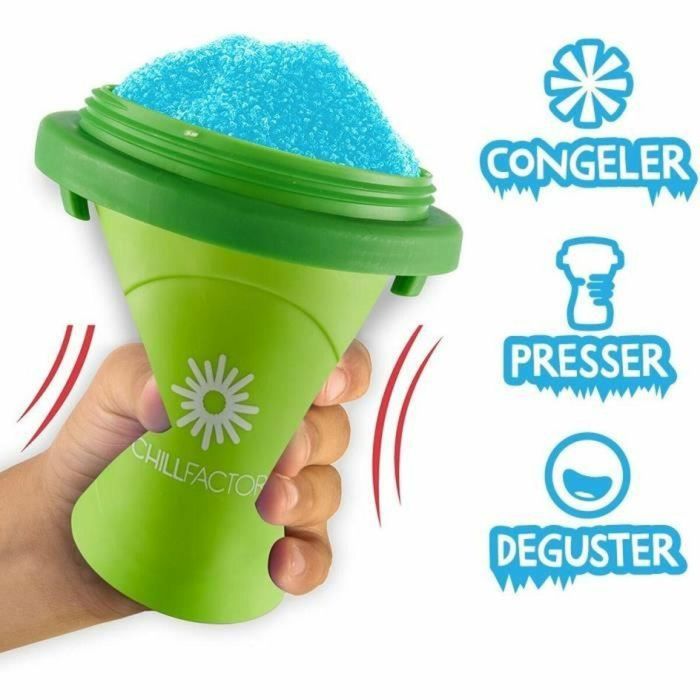 Vaso para Hacer Helados y Granizados con Recetas Bandai Chillfactor Granita Mug Rose Plástico 4