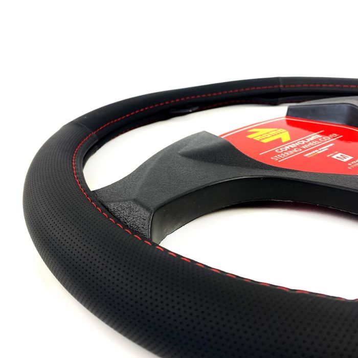 Funda Volante Momo Easy Universal Negro Y Rojo 38-39 cm MOMLSWC0EASBR 4 Funda Volante Momo Easy Universal Negro Y Rojo 38-39 cm MOMLSWC0EASBR 4