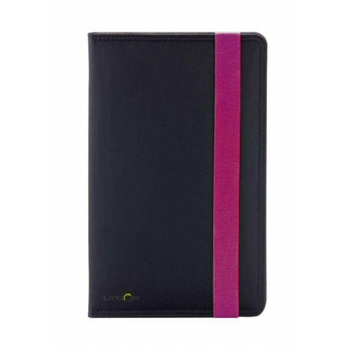 Ziron LY015 Funda Folio para Tablet 20,3 cm (8") Negro y Púrpura - 6 Posiciones, Resistente al Polvo y Rayones