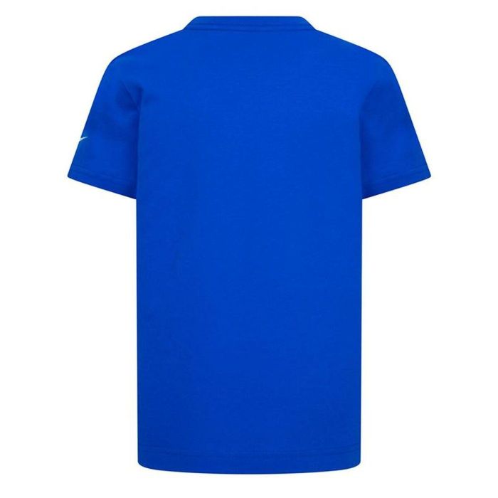 Camiseta de Manga Corta Infantil Nike Sportswear Swoosh Azul 5 Años 1