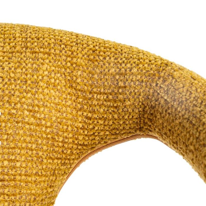 Silla Jaspeado Mostaza Tejido Salón 52,50 X 59 X 79 cm