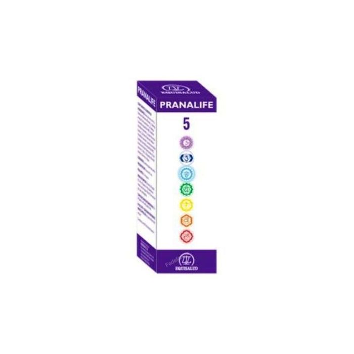 EQUISALUD Pranalife 5 50Ml. Complemento Armonizador del Centro Energético, Ayuda a la Intuición con Saúco y Fucus