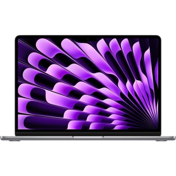 Apple - MacBook Air M3 de 13,6'' - 24 GB de RAM - 512 GB de almacenamiento - CPU de 8 núcleos - GPU de 10 núcleos - Gris espacial