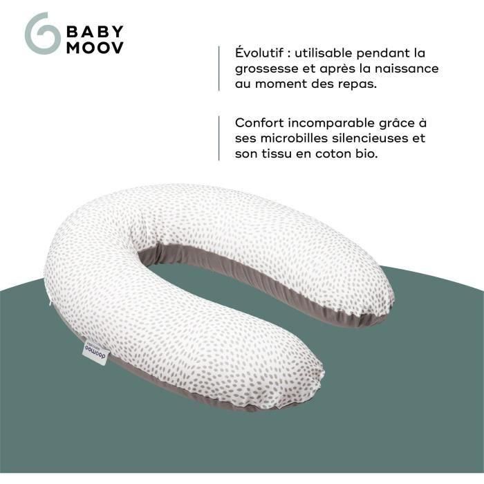 Cojín de maternidad Babymoov doomoo Buddy Risotto Taupe 2 Cojín de maternidad Babymoov doomoo Buddy Risotto Taupe 2