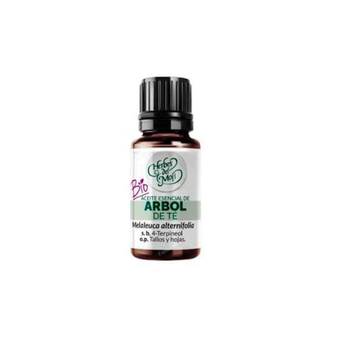 HERBES DEL MOLI Aceite Esencial Árbol de Té 10ml Bio - Antibacteriano y Antivírico 100% Ecológico