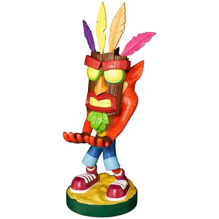 Cable Guy soporte sujecion figura Aku Aku Crash Bandicoot 20cm 4