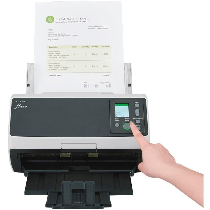 Ricoh fi-8170 Escáner de Documentos 70 ppm ADF Dúplex USB 3.2 LAN 2