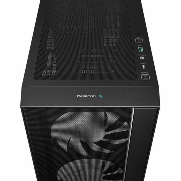 Caja para PC - DEEPCOOL - MATREXX 55 V4 Mesh C - Torre media - ATX - Vidrio templado - Frontal de malla - ARGB - Negro 5