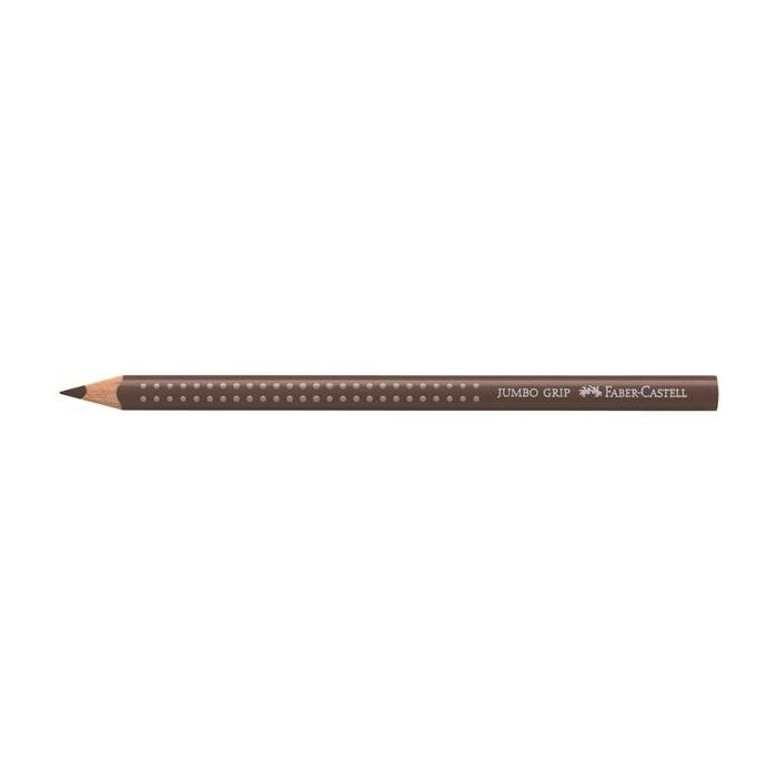 FABER-CASTELL Buntstift Jumbo Grip Schokobraun 12er