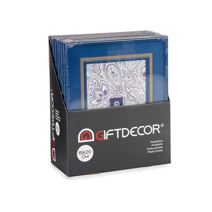 Giftdecor Portafotos 15x20 cm Azul Oscuro (Set de 24)