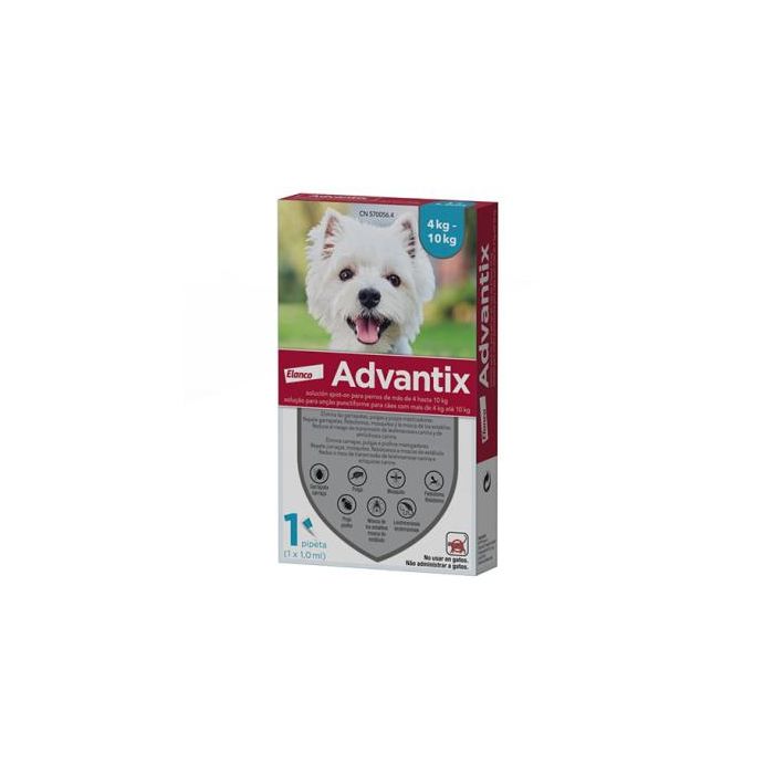 Advantix Spot On Perro 4 kg-10 kg Pip 1x1 mL