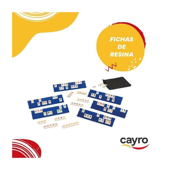 Cayro Juego Rummi Clasic 6 Jugadores 35x26x6 cm 2 Cayro Juego Rummi Clasic 6 Jugadores 35x26x6 cm 2