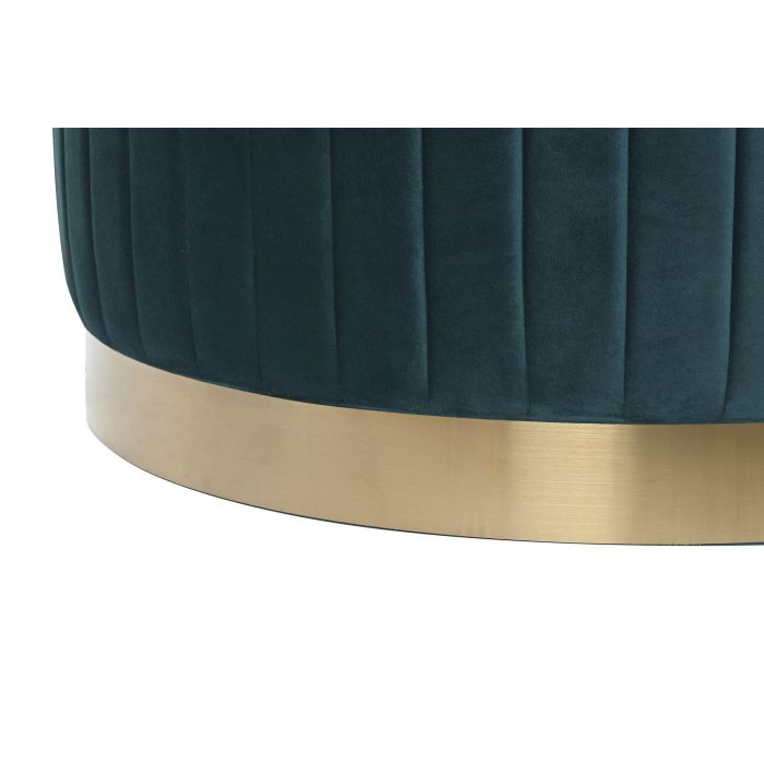 DKD Home Decor Reposapies Set de 3 Verde Burdeos 80 x 45 x 80 cm 3