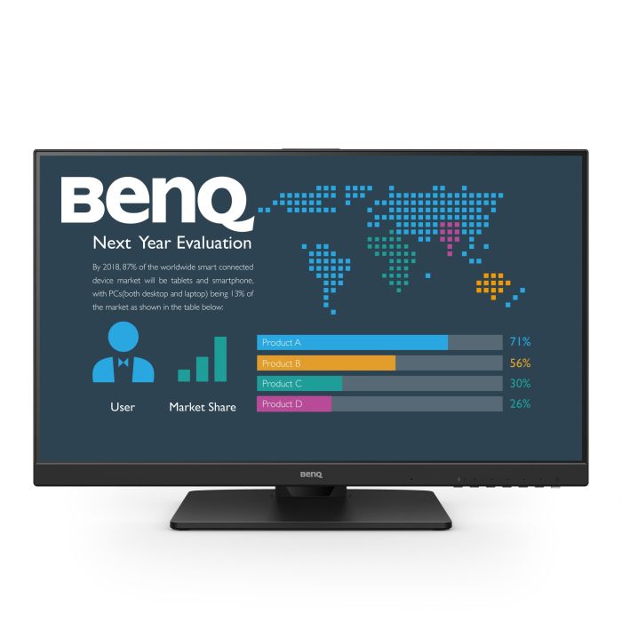 Monitor BenQ Business Bl2786Tc 27” Ips 1080P, Fhd, Usb-C (65W), 100Hz, Eye-Care, Ergonómico, Hub Usb, 99% Srgb, Hdmi, Dp, Tüv 1