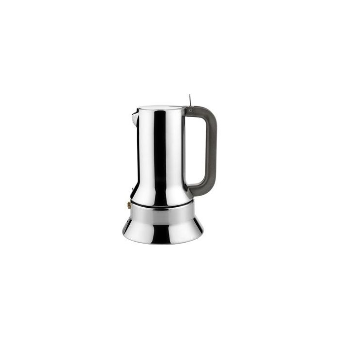Alessi 9090/6 Cafetera 6 Tazas Acero Inoxidable 18/10 Diseñada por Richard Sapper Alessi 9090/6 Cafetera 6 Tazas Acero Inoxidable 18/10 Diseñada por Richard Sapper