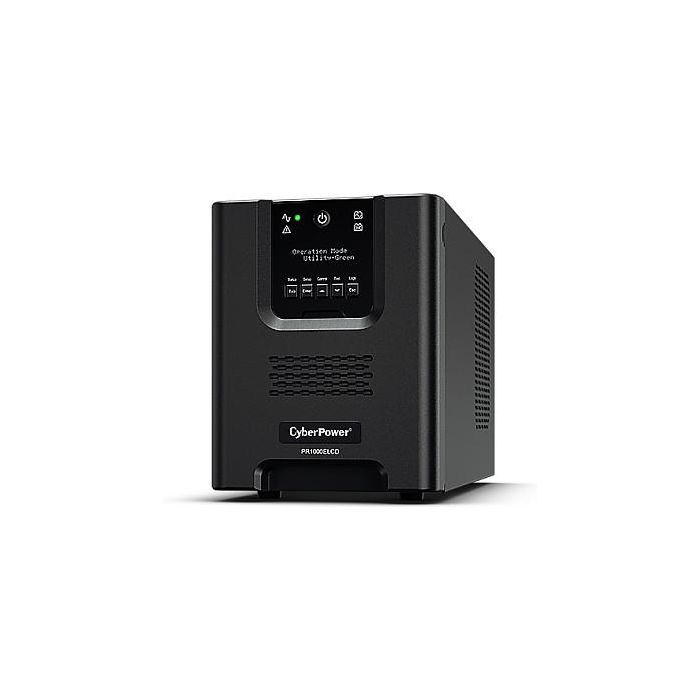CyberPower SAI PR1000ELCD UPS 1000VA 900W Onda Sinusoidal Pura Línea Interactiva AVR LCD 0 CyberPower SAI PR1000ELCD UPS 1000VA 900W Onda Sinusoidal Pura Línea Interactiva AVR LCD 0