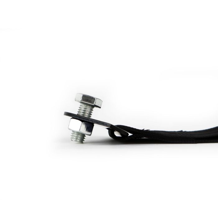 OCC Motorsport OCCRC023 Cinta de Remolque Negra Gancho para Coche y Vehículos de Alta Resistencia Nylon 3000kg Universal Racing 25x5cm 5