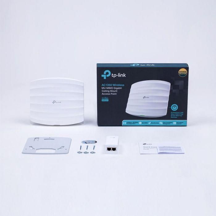 Tp-link Punto de Acceso Inalambrico EAP225 AC1350 Dual Band Gigabit MU-MIMO PoE 5