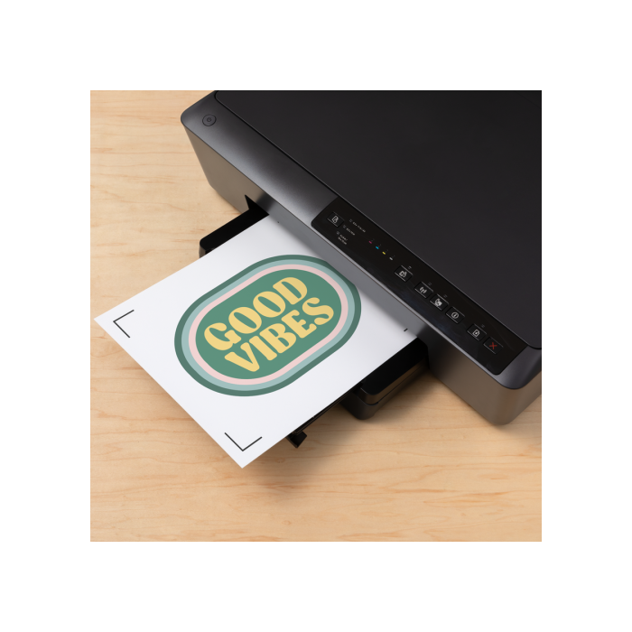 Cricut 2010393 Lámina de Vinilo de Transferencia Térmica Joy Xtra Iron-On Liso Multicolor, 5 Hojas