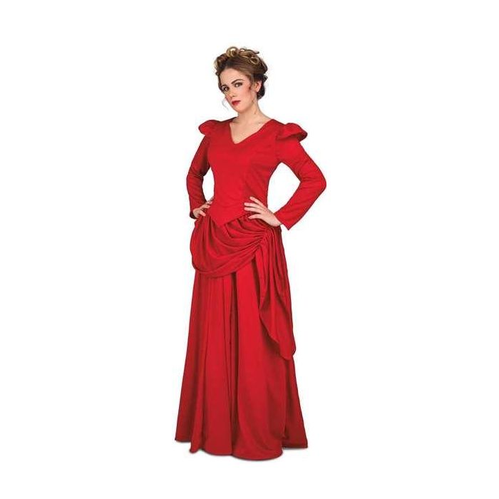 Disfraz dama roja del oeste ml (vestido y enagua) Disfraz dama roja del oeste ml (vestido y enagua)