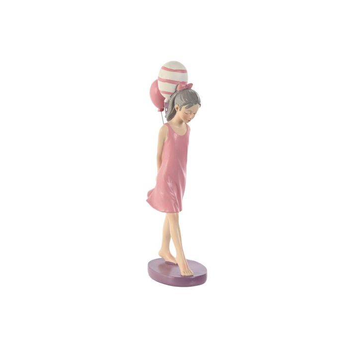 Figura Urban DKD Home Decor Rosa Malva 11 x 27 x 7 cm