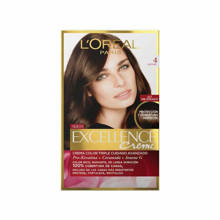 L'Oréal Tinte Excellence N° 4 Castaño