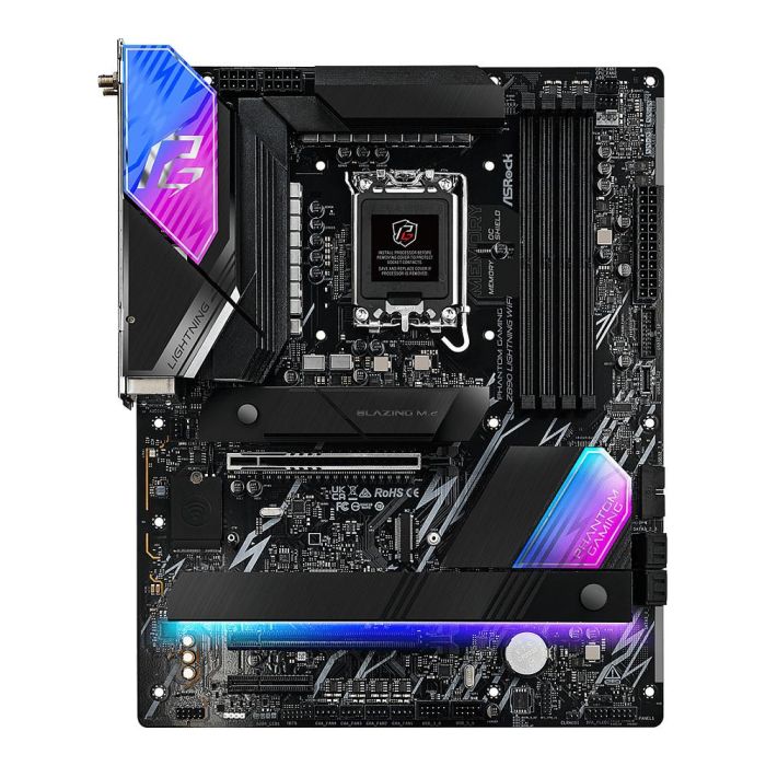 ASRock Z890 Phantom Gaming Lightning Wifi DDR5 ATX Intel Core Ultra Z890 para PC 1