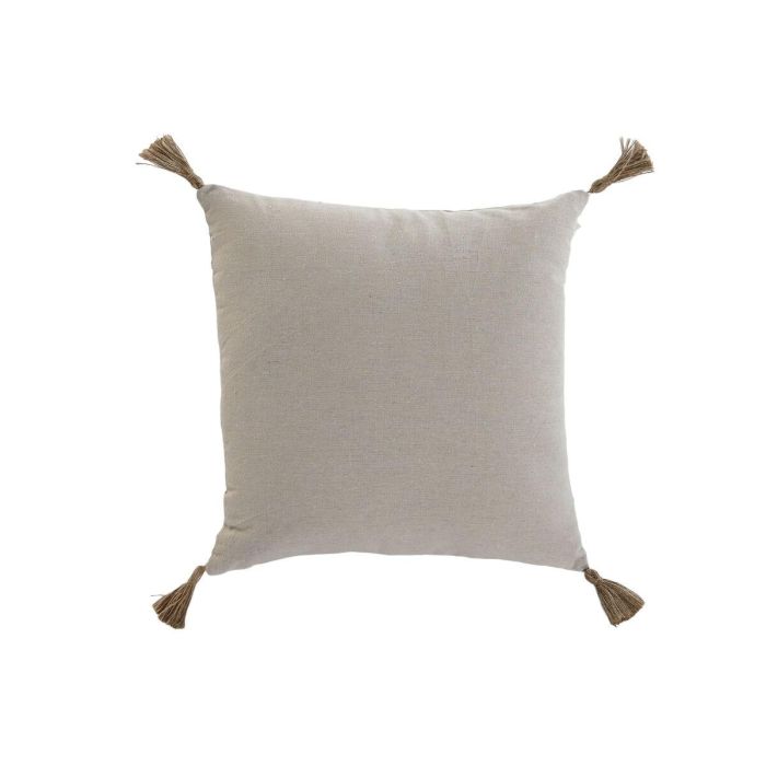 Cojin Boho DKD Home Decor Beige Negro 45 x 45 cm 2