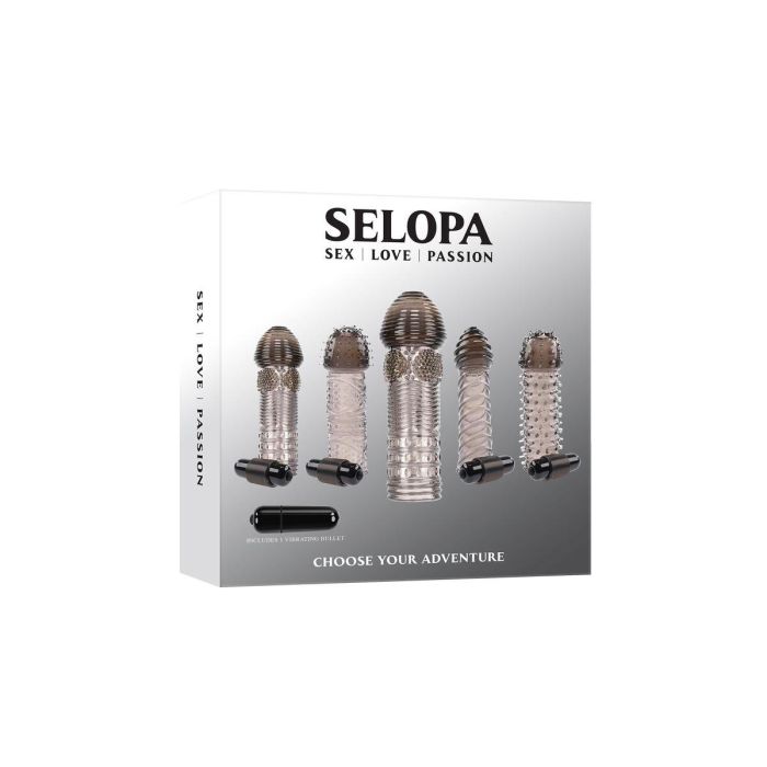 Funda para pene Selopa Negro Ø 3,9 cm 1