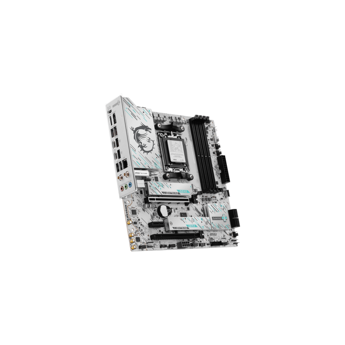 MSI B850M GAMING PLUS WiFi Placa Base AM5 micro-ATX para AMD Ryzen 9000/8000/7000, DDR5, PCIe 5.0, NVMe, 5G LAN, Bluetooth 3