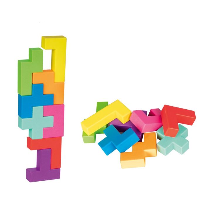 Lúdilo Buildzi 803065 Juego de Construcción de Torres Rápido para Niños +6 Años 2