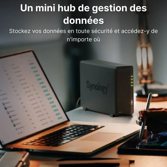 Synology DiskStation DS124 NAS Escritorio Negro 3