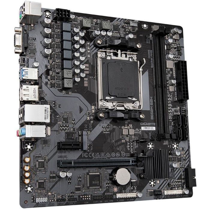 Gigabyte B650M S2H Placa Base AMD B650 Socket AM5 Micro ATX - Compatible con AMD Ryzen 5/7/9 7th Gen, DDR5, M.2, SATA III, RAID 0/1/10 1 Gigabyte B650M S2H Placa Base AMD B650 Socket AM5 Micro ATX - Compatible con AMD Ryzen 5/7/9 7th Gen, DDR5, M.2, SATA III, RAID 0/1/10 1