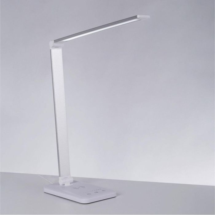 Lámpara de Mesa LED con Cargador Teléfono Inalámbrico 6W 420Lm CCT Regulable 1 Lámpara de Mesa LED con Cargador Teléfono Inalámbrico 6W 420Lm CCT Regulable 1