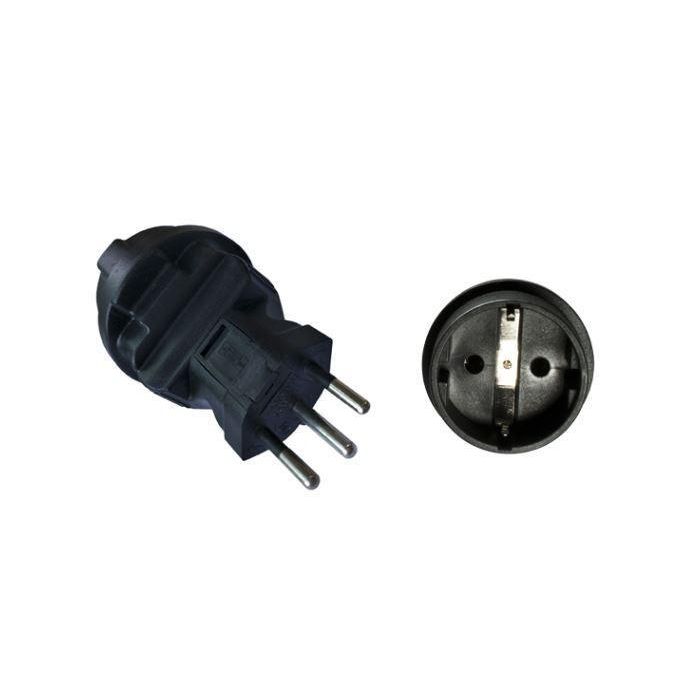 MicroConnect PEAEUSWISS - Adaptador de corriente Schuko a Suizo para dispositivos electrónicos, seguro y confiable