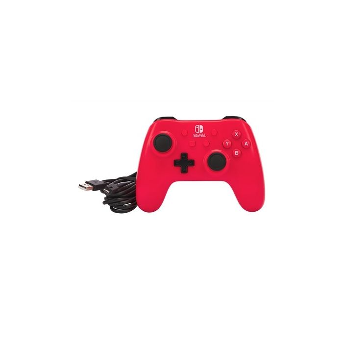 Mando Con Cable Nintendo Switch Raspberry Red POWER A NSGP0142-01 5