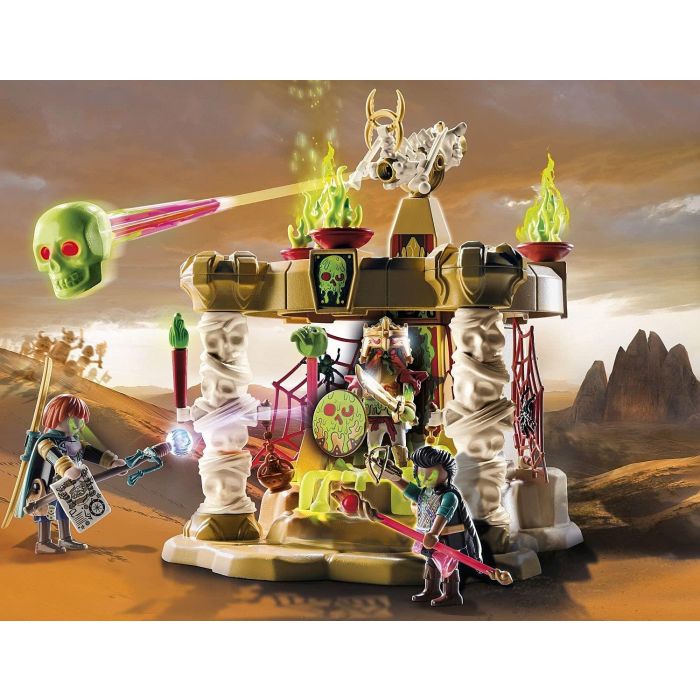Playmobil Sal'Ahari Sands - Templo Del Skeleton King Sul'thanath con función de inducción, Omagus y Andowan 1 Playmobil Sal'Ahari Sands - Templo Del Skeleton King Sul'thanath con función de inducción, Omagus y Andowan 1