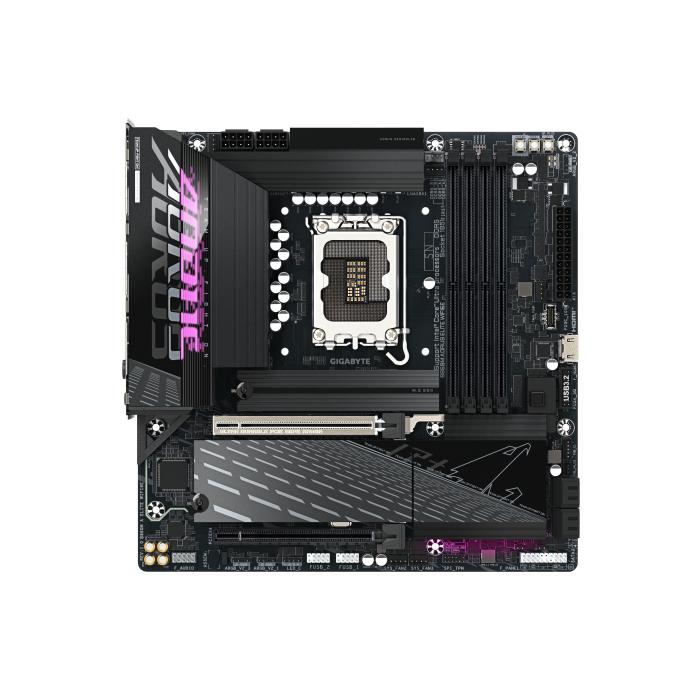 GIGABYTE B860M AORUS ELITE WIFI6E Placa Base Intel B860 LGA 1851 DDR5 Micro ATX 1