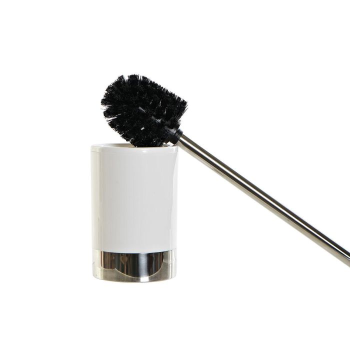 Escobillero Basicos DKD Home Decor Blanco Plateado 9.5 x 41.3 x 9.5 cm 1 Escobillero Basicos DKD Home Decor Blanco Plateado 9.5 x 41.3 x 9.5 cm 1