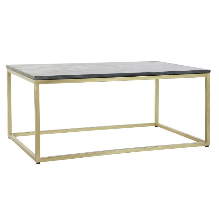 Mesa de Centro DKD Home Decor Negro Dorado Mármol Hierro 100 x 61 x 43 cm Mesa de Centro DKD Home Decor Negro Dorado Mármol Hierro 100 x 61 x 43 cm