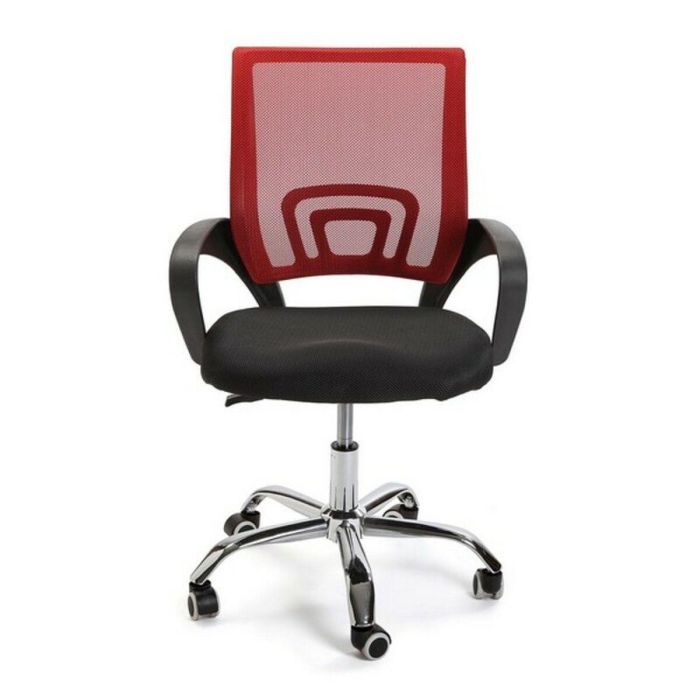 Sillón de Oficina Versa Negro Rojo Multicolor 51 x 58 cm 4 Sillón de Oficina Versa Negro Rojo Multicolor 51 x 58 cm 4