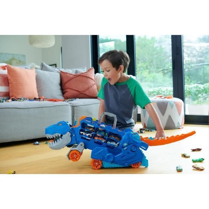 Hot Wheels HNG50 Mega Transportador Dino para Vehículos 4